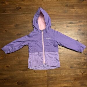 Columbia Lavender Hooded Jacket with Pink Accents